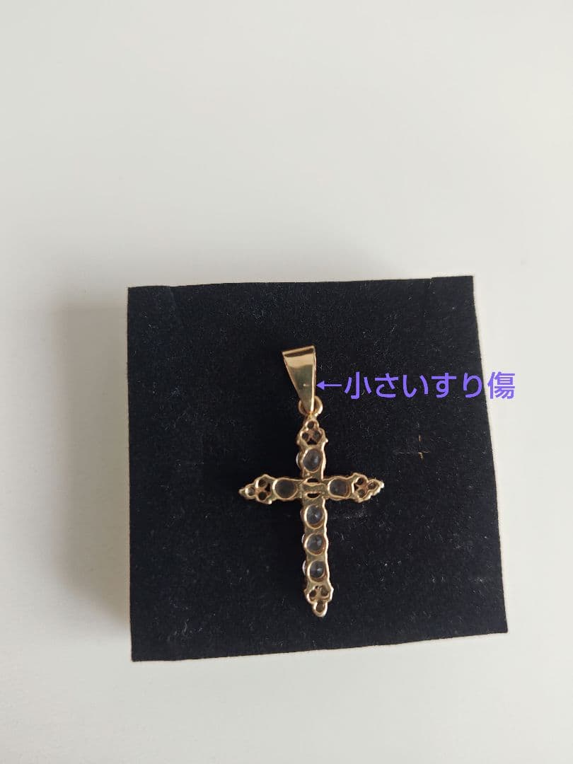 K10 ゴールド クロスチャーム