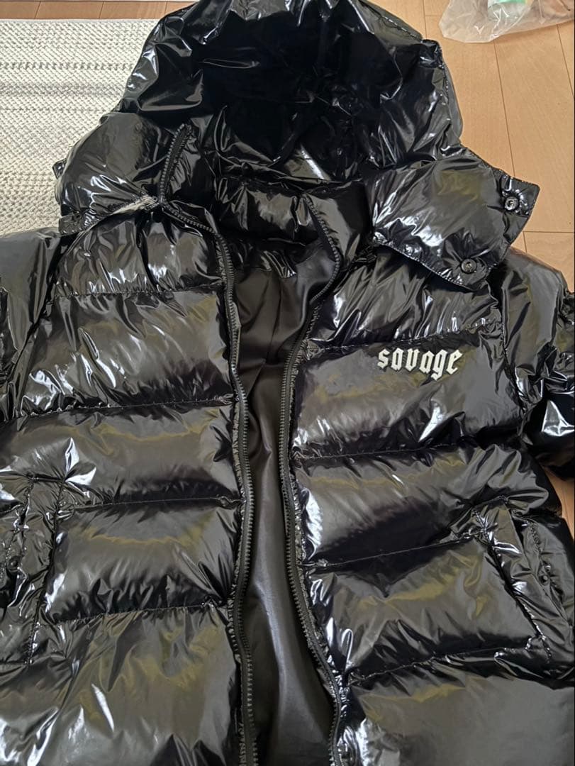 godsavage ゴッドサベージ ブラックダウンジャケット Mサイズ