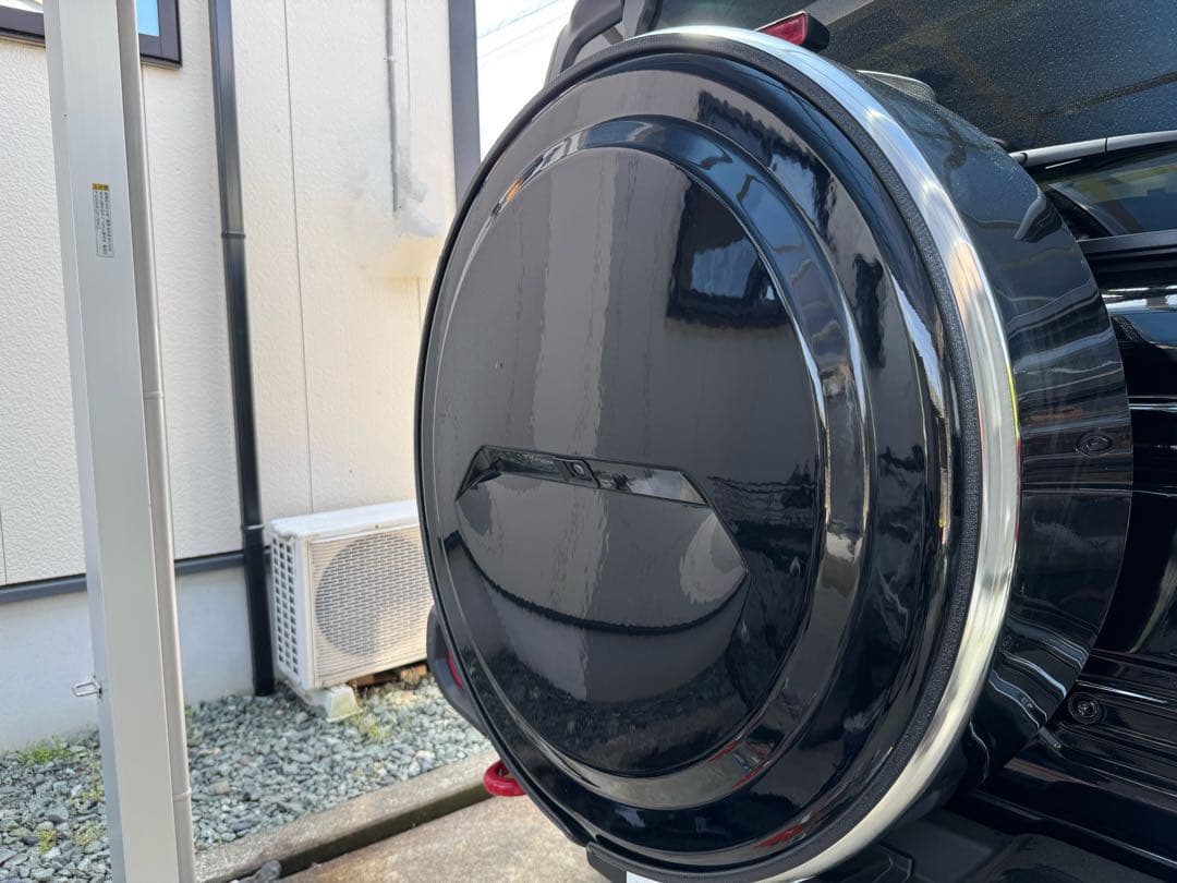 JLラングラー専用ハードタイヤカバー＋ステンレスリング　価格相談下さい！