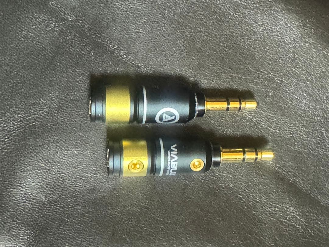 viablue ヴァアブルー 変換 アダプタ mmcx to 3.5 プラチナ