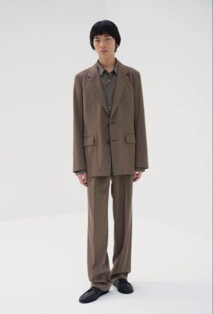 AURALEE　オーラリー　ライトウールマックスギャバジンスラックス