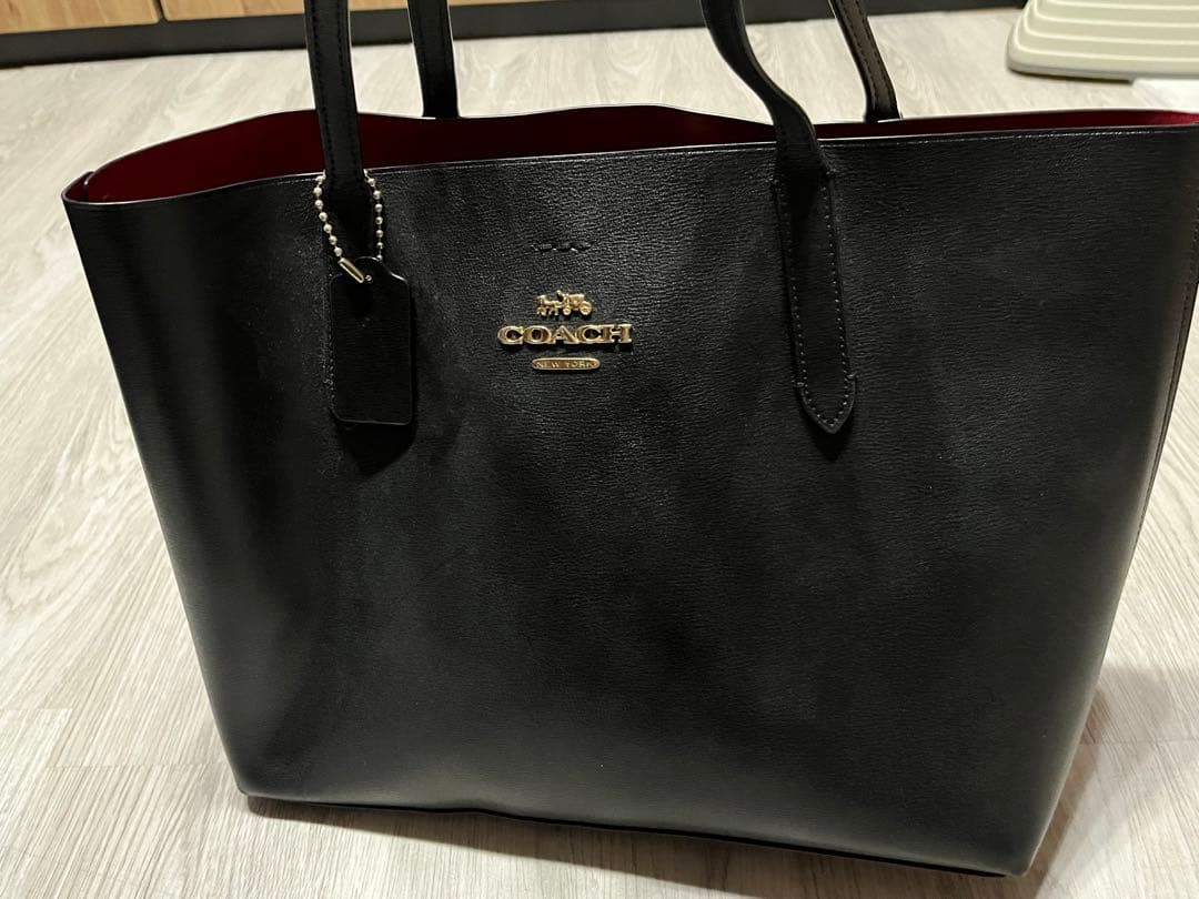 ブランド品SALE！coach ブラック レッド　　バッグ