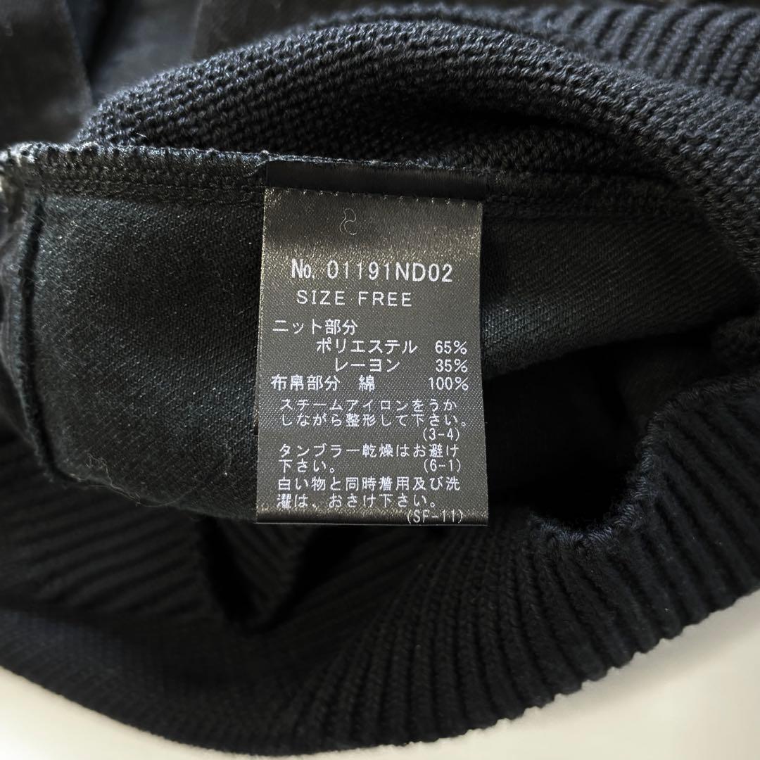 新品 ヒステリックグラマー 異素材デニムジャケット 黒 フリーサイズ 日本製￼