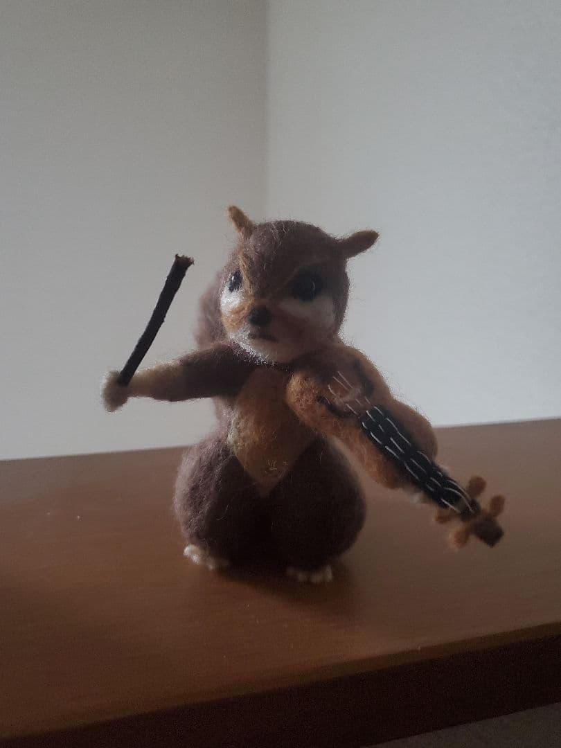 tanton ページ　羊毛フェルト リスとくま