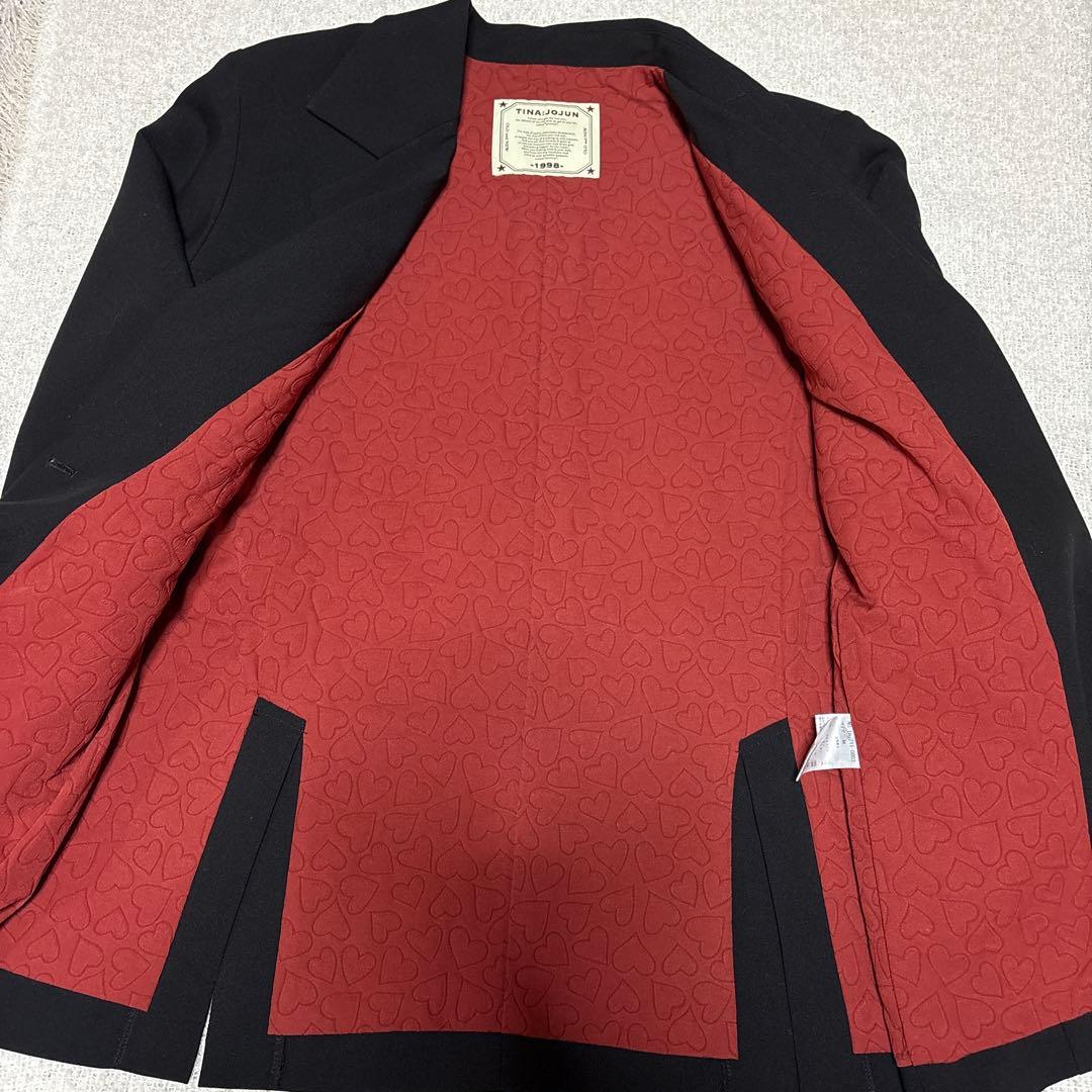 tina:jojun ハート刺繍入りテーラードジャケット