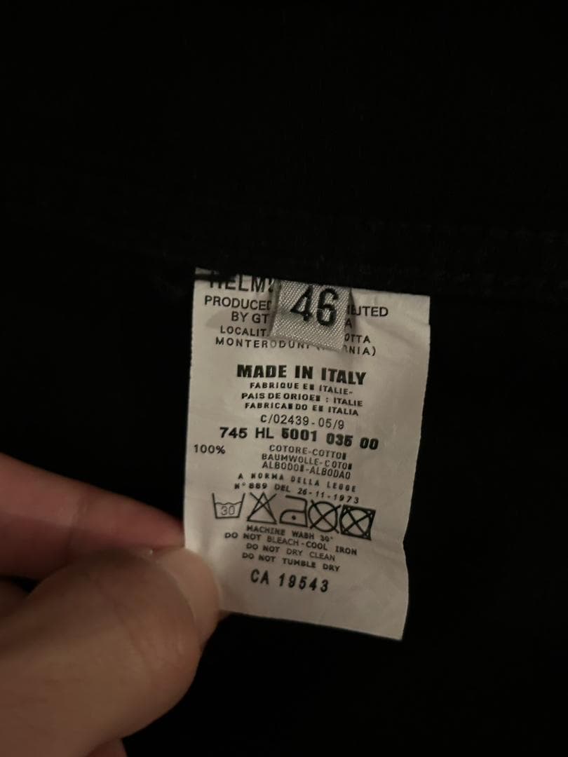 Helmut lang 1999 コーティングジャケット サイズ46