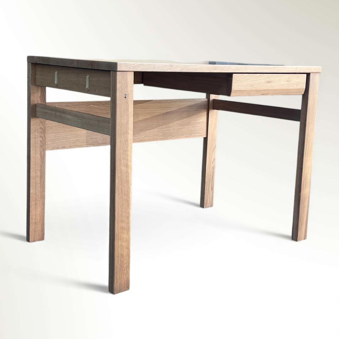 マルニ木工　学習家具セット ① フレンディスマート 学習机 引出付 W100cm