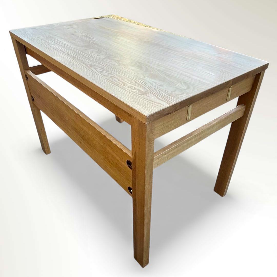 マルニ木工　学習家具セット ① フレンディスマート 学習机 引出付 W100cm