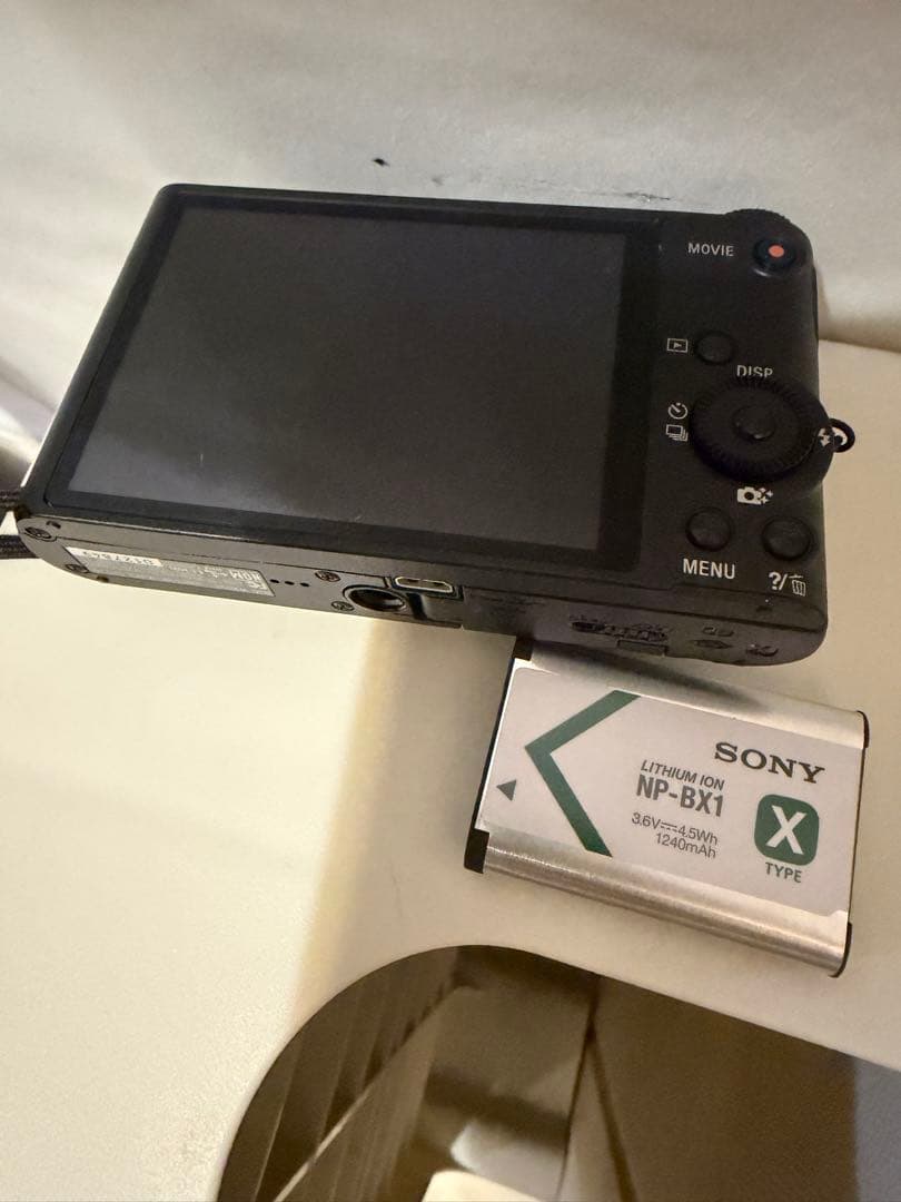 SONY C-WX350 本体　付属のバッテリー