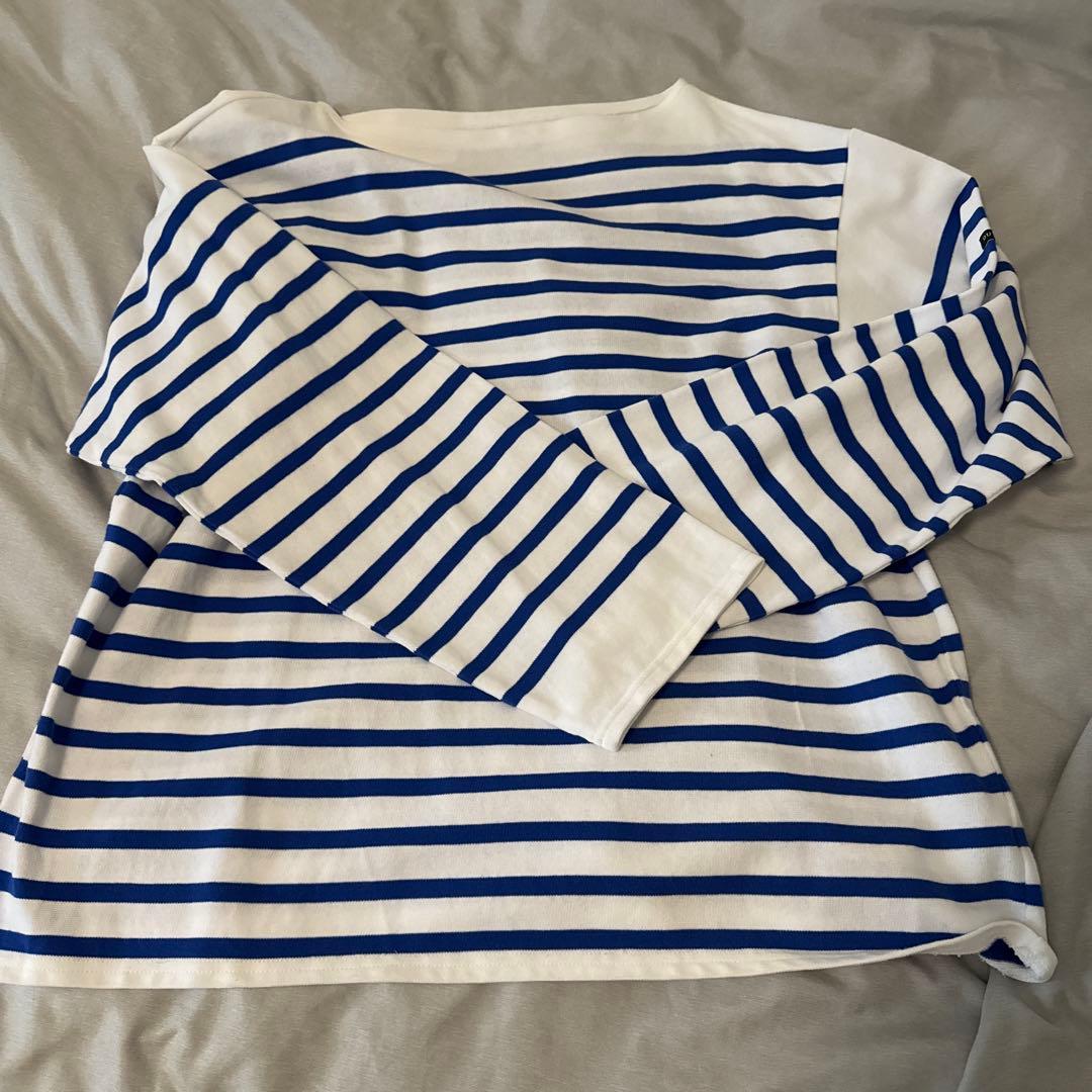 美品　Outil ストライプ 長袖Tシャツ