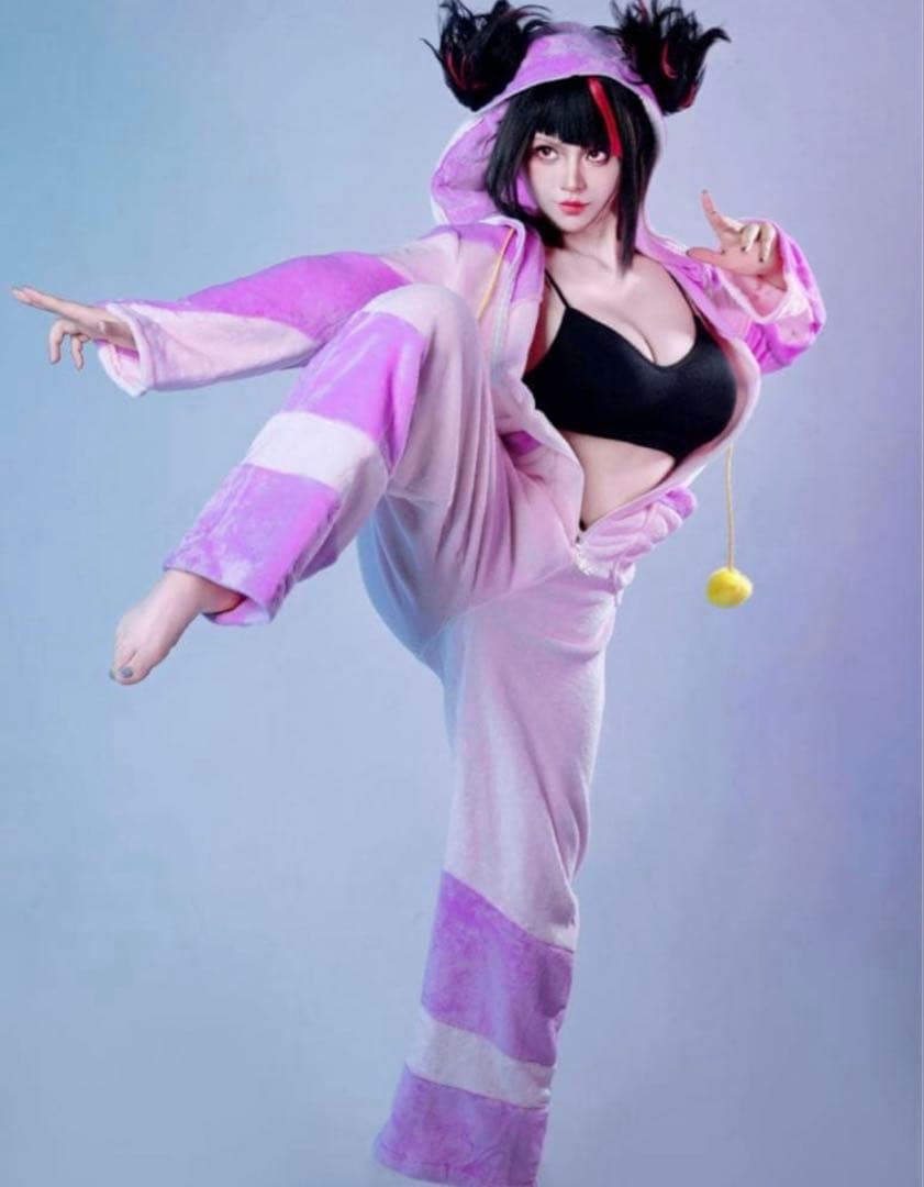 ストリートファイター6 ハン・ジュリ コスプレ衣装 セット済みウィッグ付き