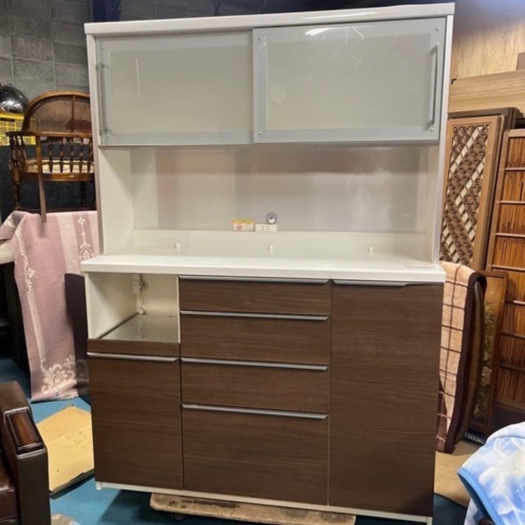 パモウナ　食器棚　キッチンボード　幅140cm