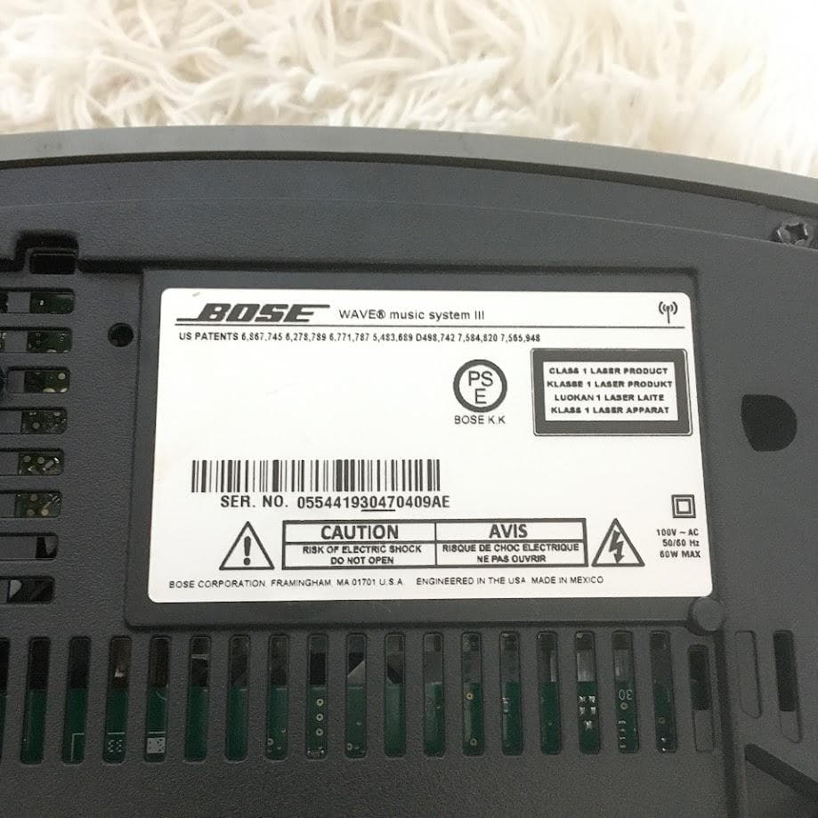 ボーズ BOSE WAVE MUSIC SYSTEM III オーディオ機器