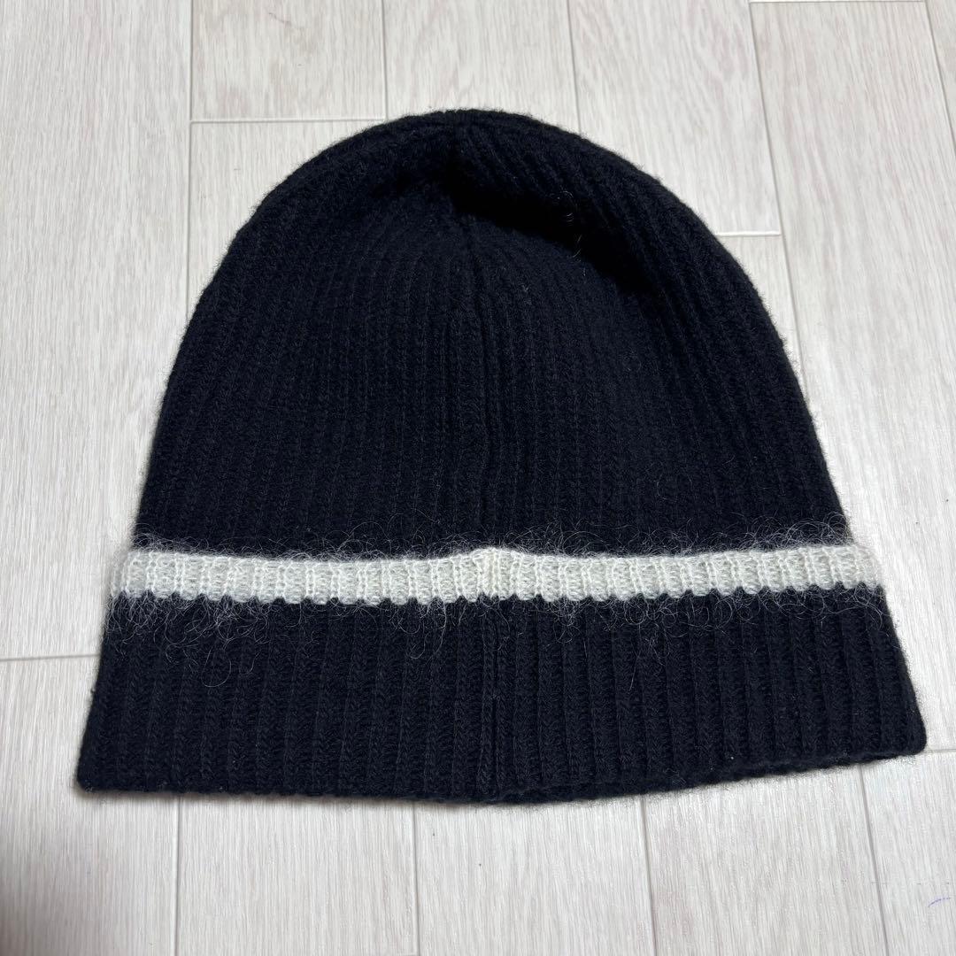 極美品　モンクレール　ビーニー　ニット帽　UNI 国内正規品 4K41
