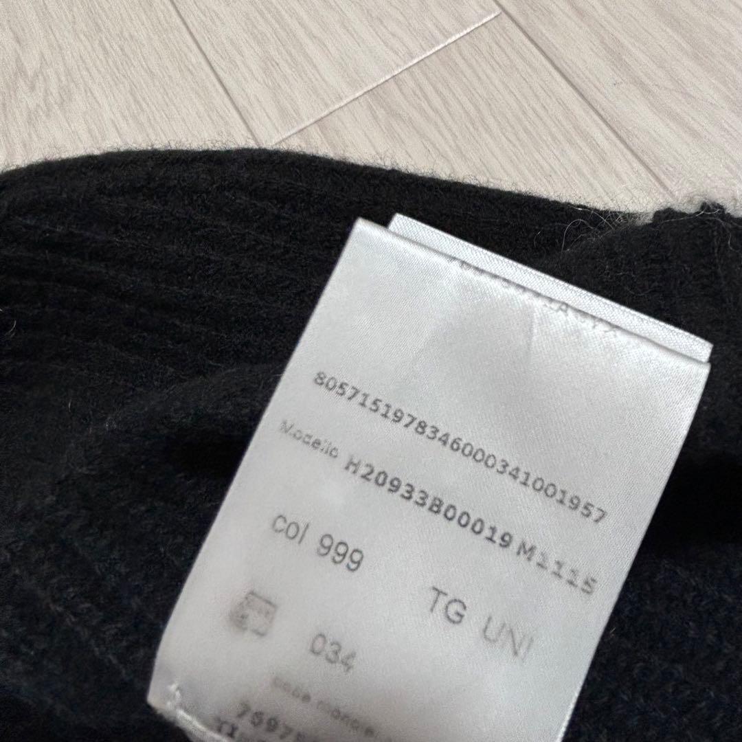 極美品　モンクレール　ビーニー　ニット帽　UNI 国内正規品 4K41