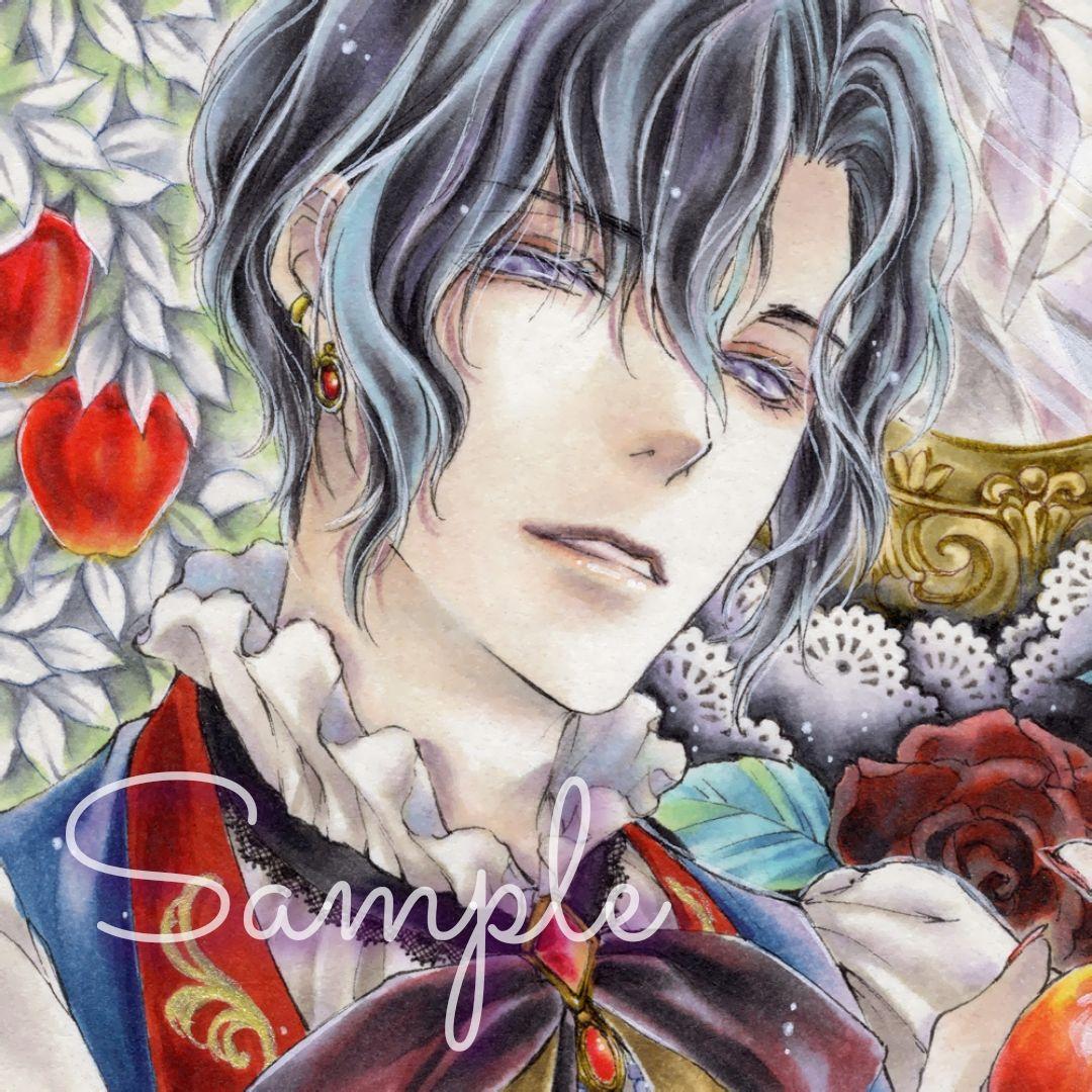 手描きイラスト＊オリジナル【白雪王子】