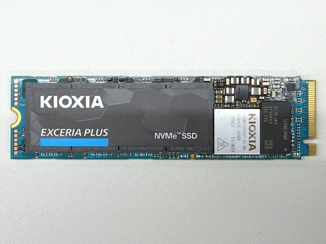 中古 SSD 1TB NVMe KIOXIA(キオクシア)　M.2 2280