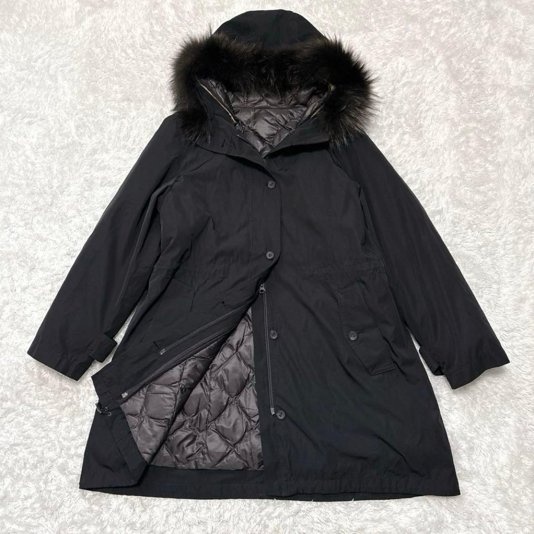 【23区】モッズダウンコート3WAY ライナー付 ダウン キルティング ファー付