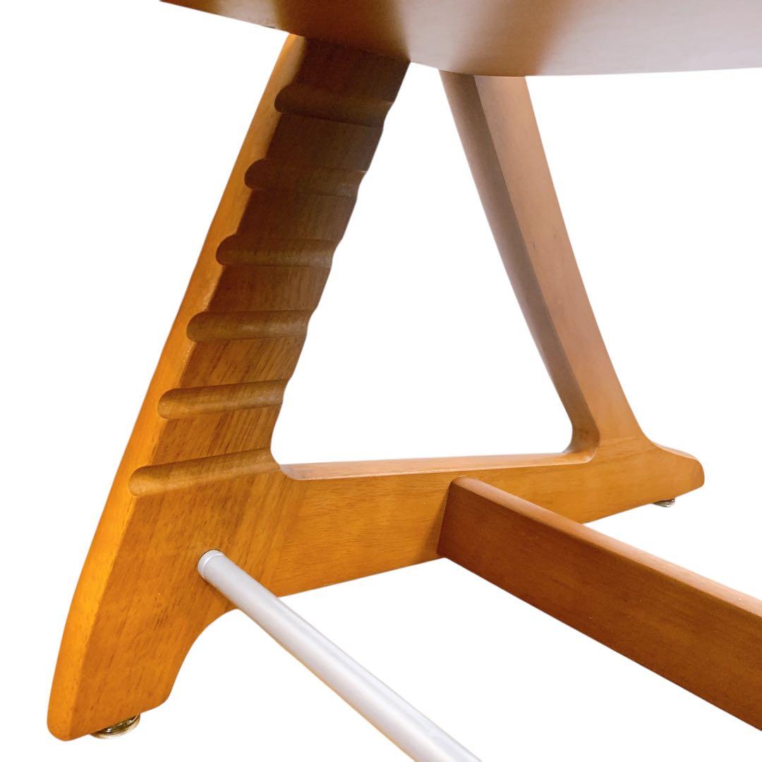 大和屋 すくすくチェア スリム プラス セーフティベルト付き 木製ハイチェア