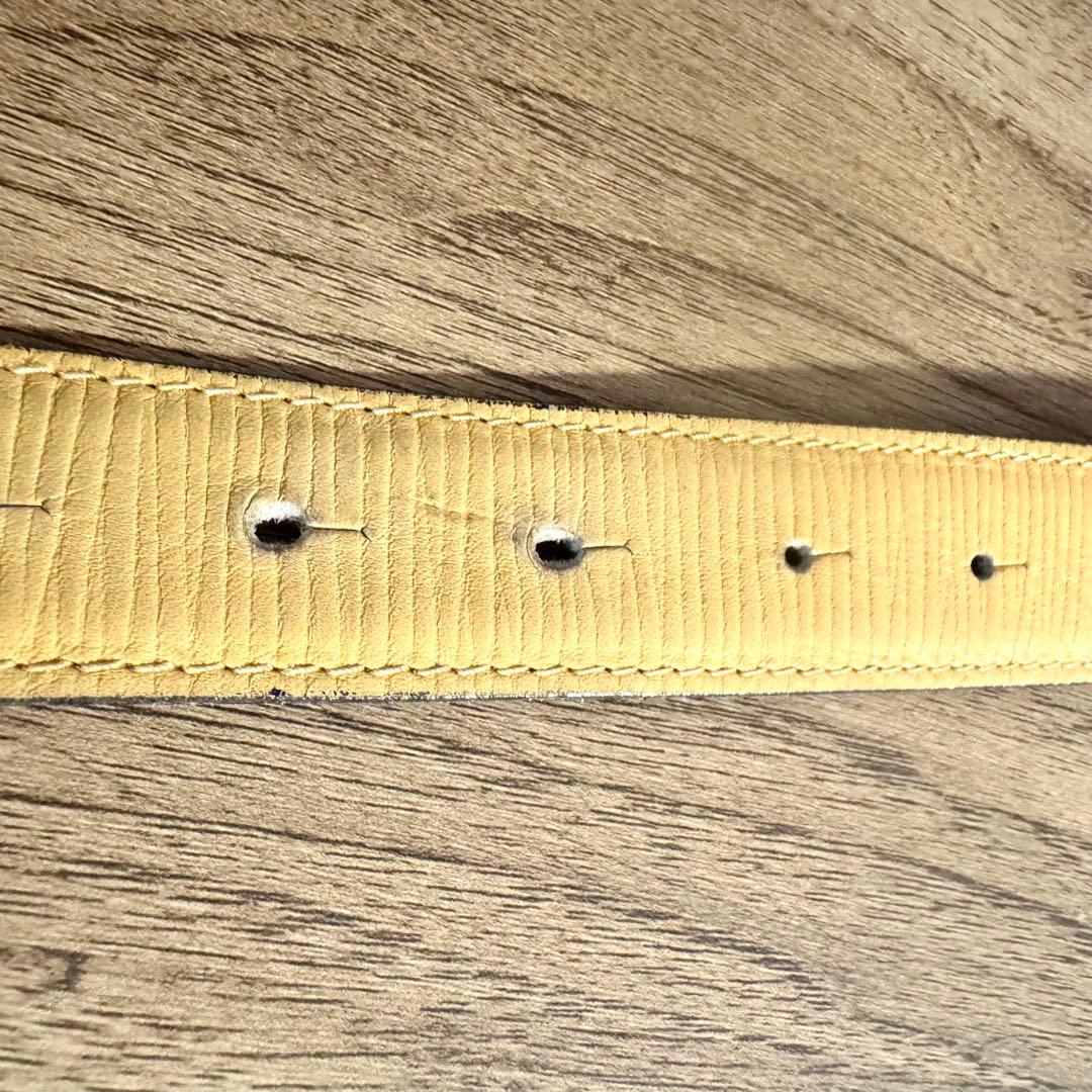 FENDI フェンディ　レディース　ベルト　FF ズッカバックル　ゴールド