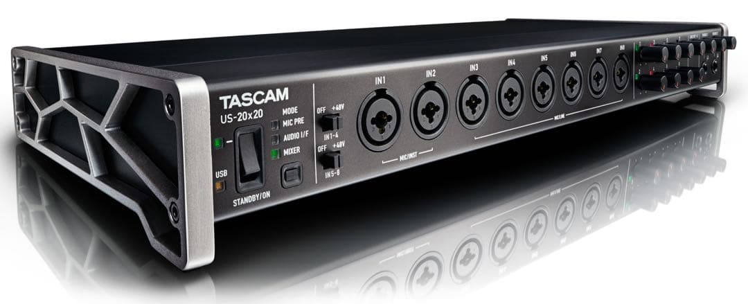 TASCAM US-20x20 オーディオインターフェイス