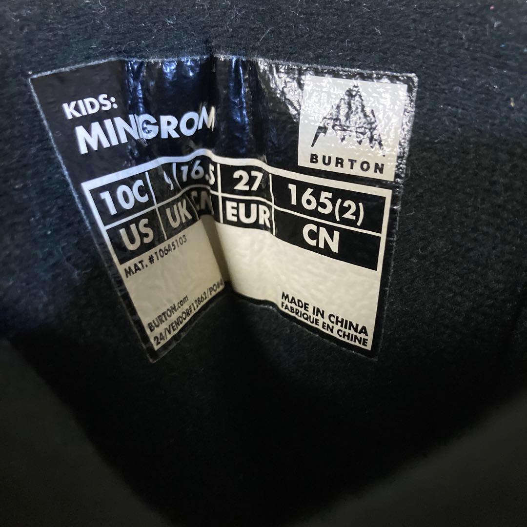 BURTON KIDS MINI GROM スノーボードブーツ 16.5cm