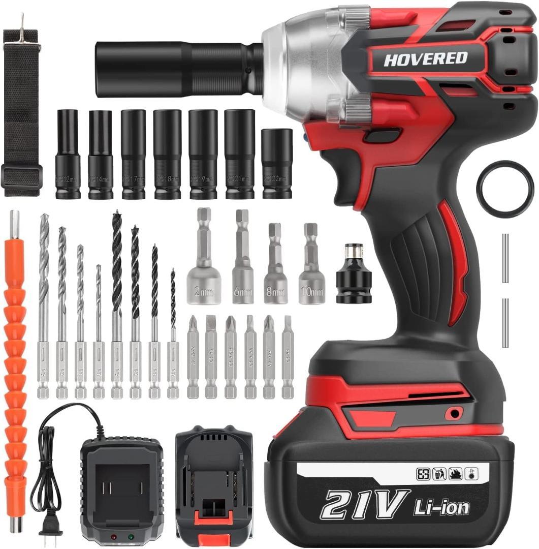 電動インパクトレンチ ブラシレスモーター搭載 自動停止機能 無段変速