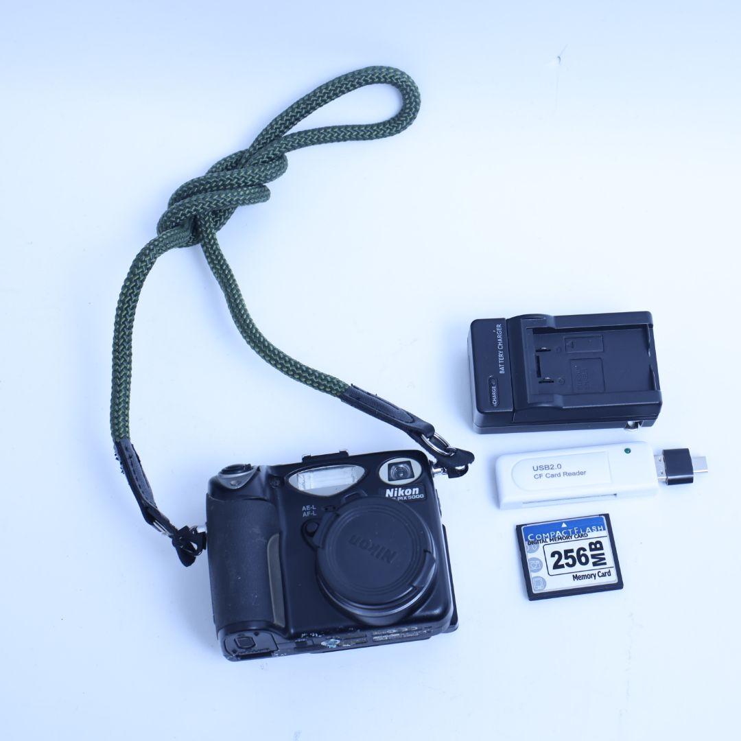 スマホ転送可 Nikon COOLPIX5000 CFカード他付き