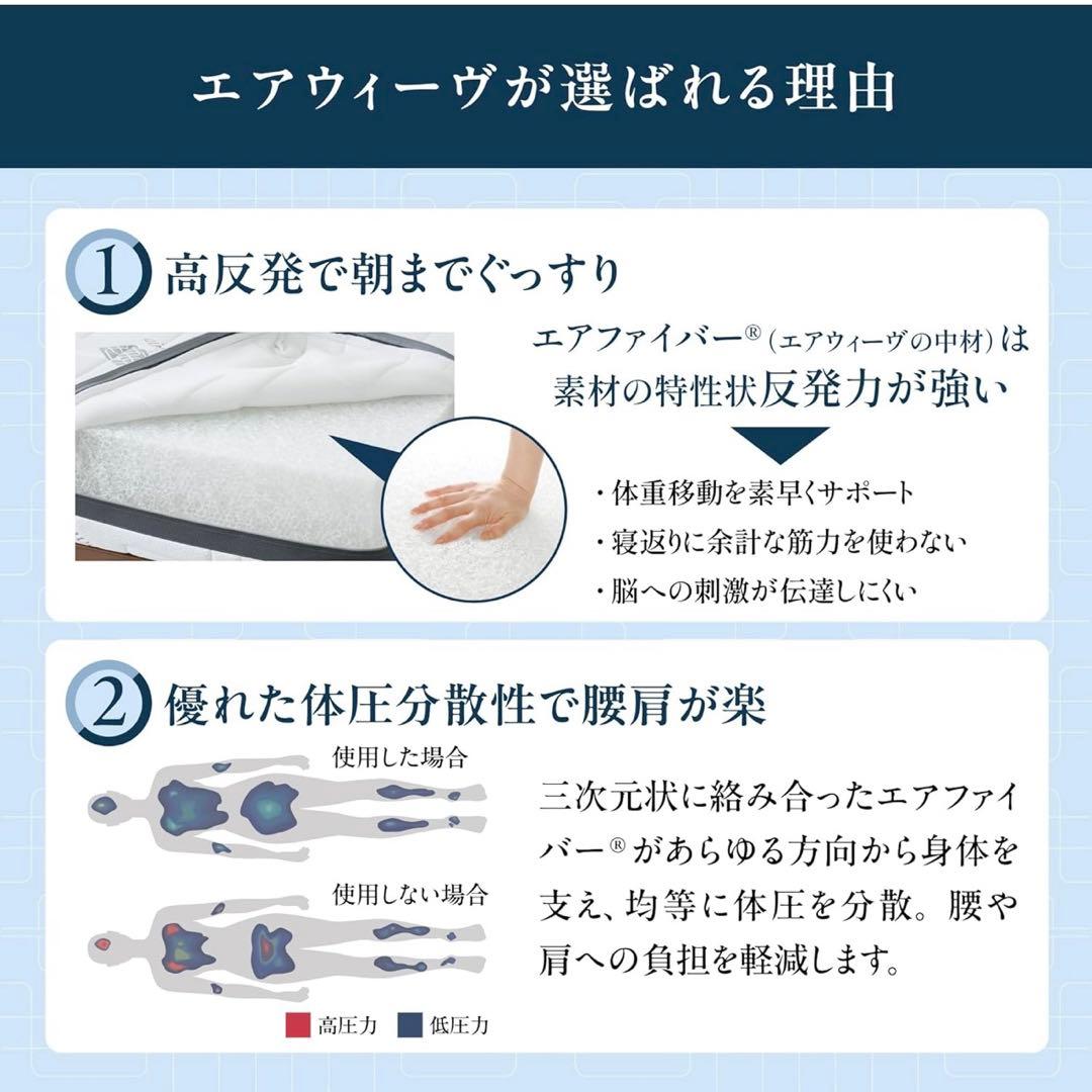 【新品未開封】　エアウィーヴ　敷布団シングル　四季布団　夏冬両用