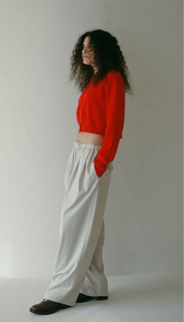 ETRE TOKYO ピンタックイージーパンツ M 新品 アイボリー