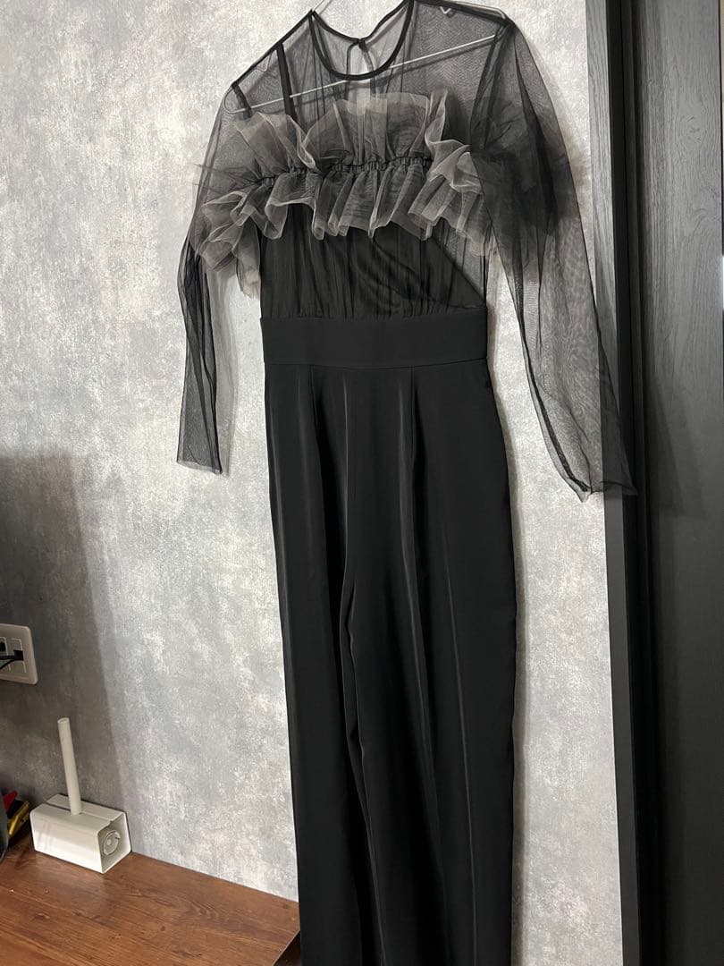 ＊美品＊ ラグナムーン LADYフリルオフショルコンビネゾン