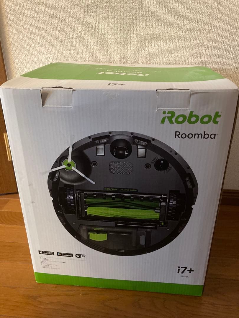 【Irobot Roombai7+】アイロボットルンバ+純正紙パック3枚+付属品