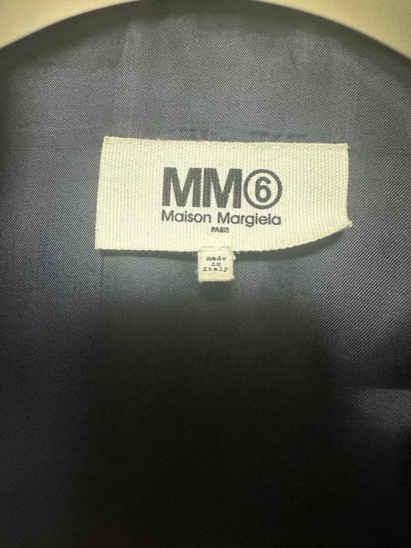 最終価格 MM6 Maison Margiela八の字ライダースダークネイビー