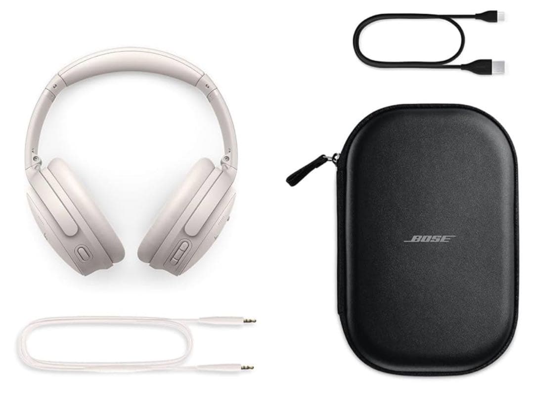 【Bose】QC45 Quietcomfort ヘッドホン 白