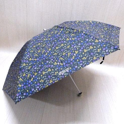 マッキントッシュ 晴雨兼用傘 折りたたみ傘 スノーブルガーデン ディープブルー
