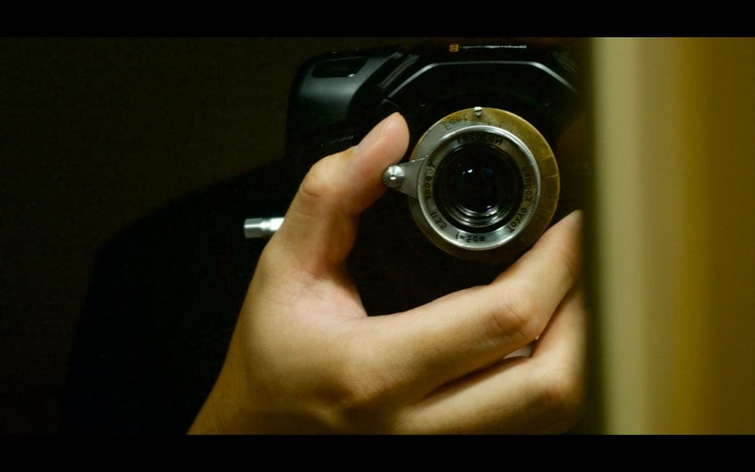 スポットライトなフレア？TOPCOR 5cm f3.5 L39 ライカ