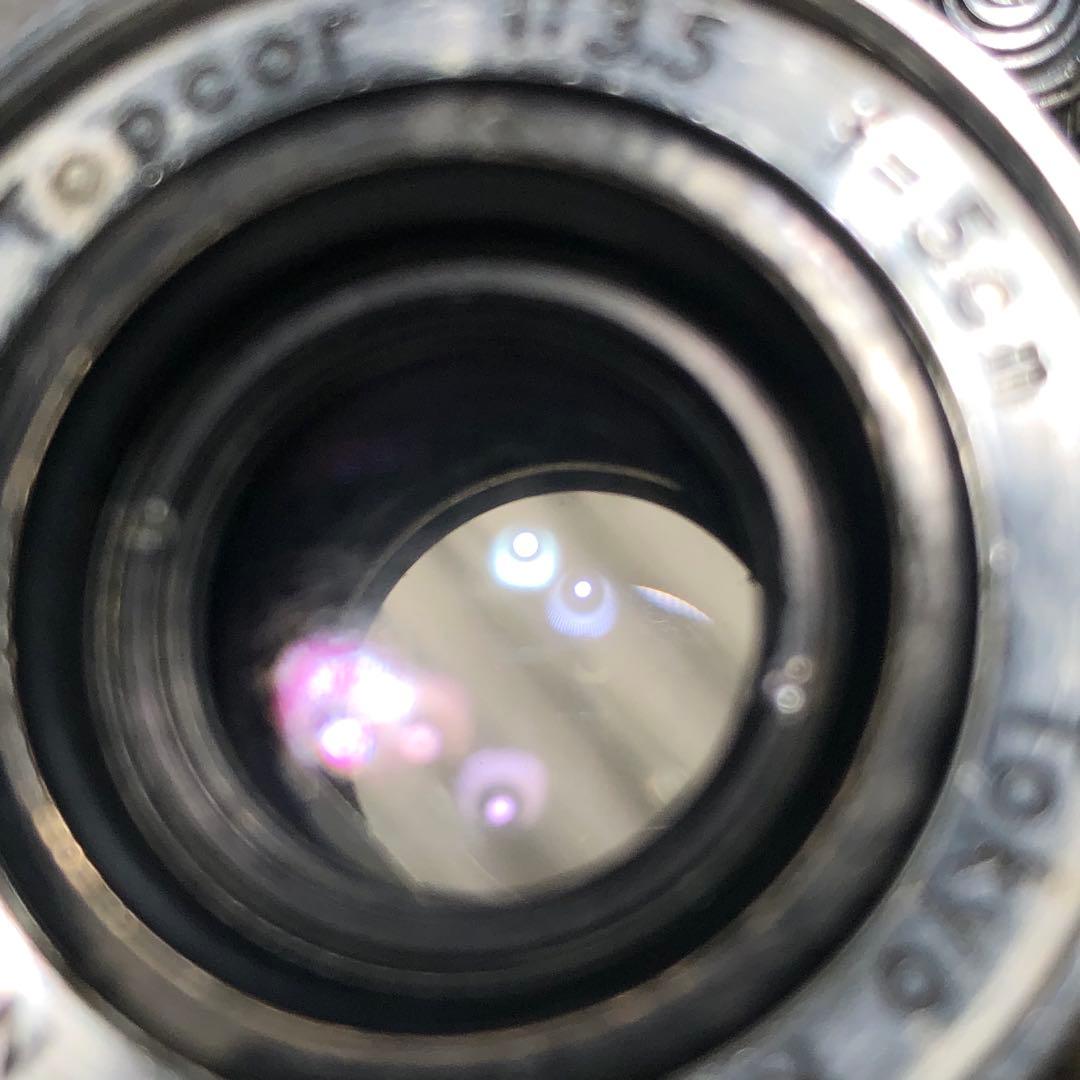 スポットライトなフレア？TOPCOR 5cm f3.5 L39 ライカ