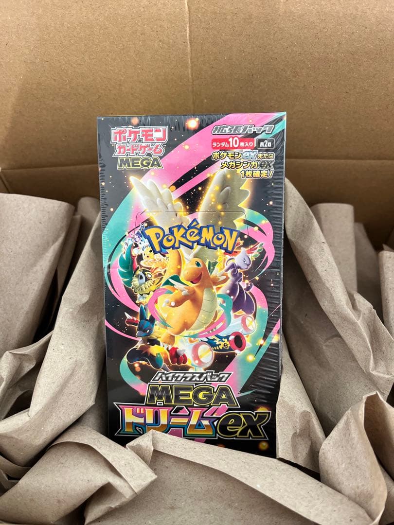 ポケセン産、シュリンク付き ポケモンカードゲーム MEGA ドリームEX