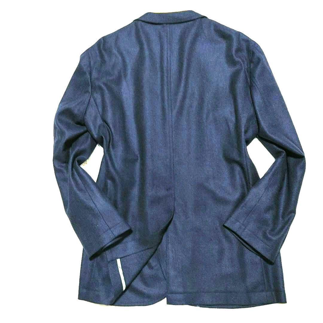 Loro Piano カシミヤ混　テーラードジャケット　ネイビー　大きめ　L