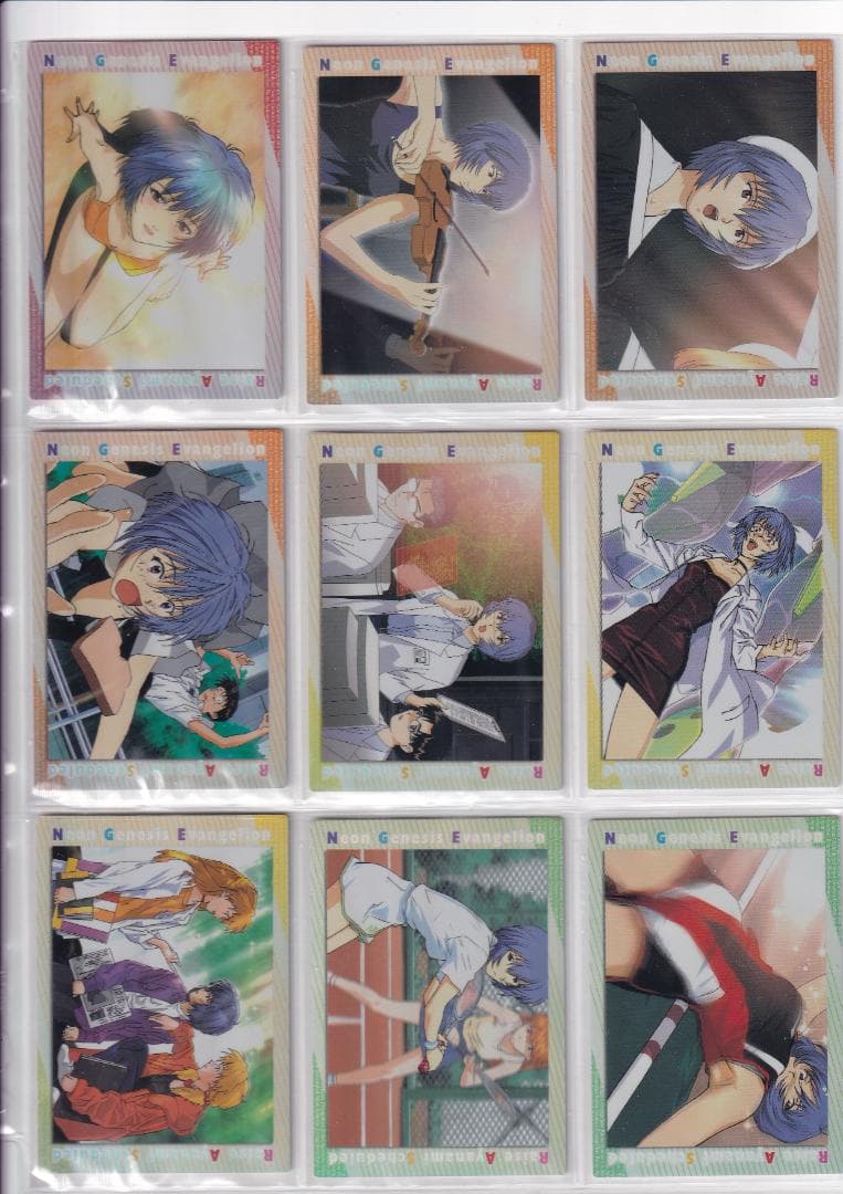 エヴァンゲリオン　綾波育成計画　フルコンプ　プロモカード２枚　キラカード８枚付き