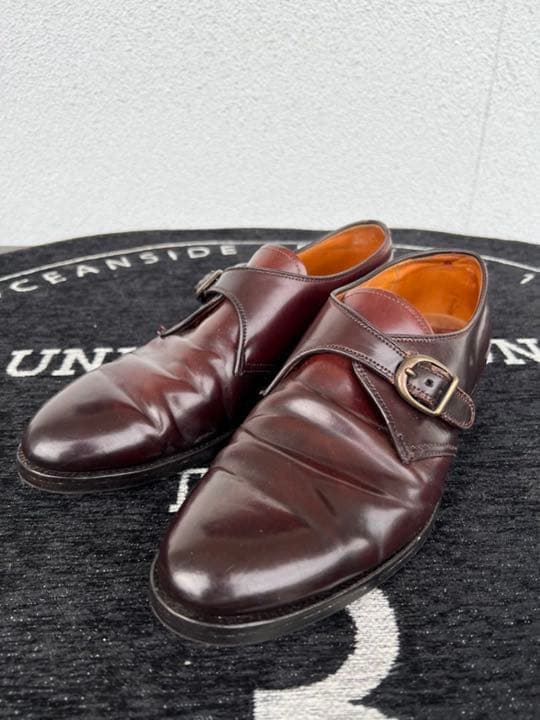 【大幅値下げ】ビジネスシューズ 革靴　オールデン　モンクストラップ