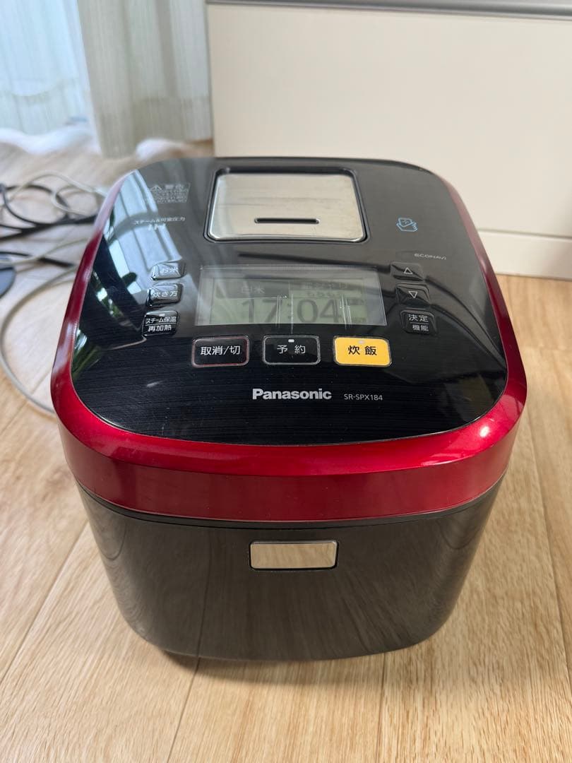 Panasonic IHジャー炊飯器　sr-spx184 ルージュブラック
