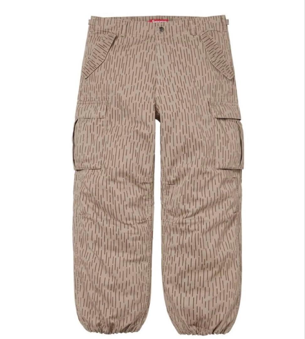 パンツ Supreme Cargo Pant Tan Raindrop 36 24FW