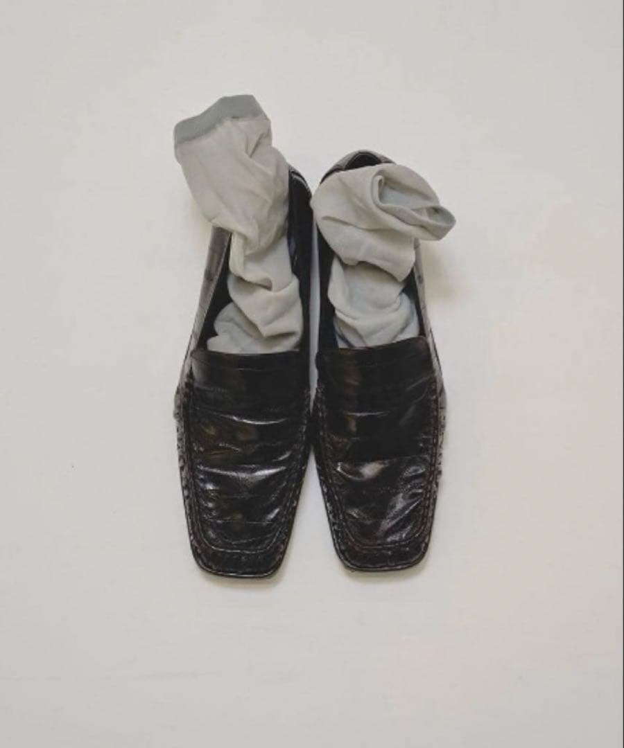 TODAYFUL Squaretoe Gather Loafers 36 新品