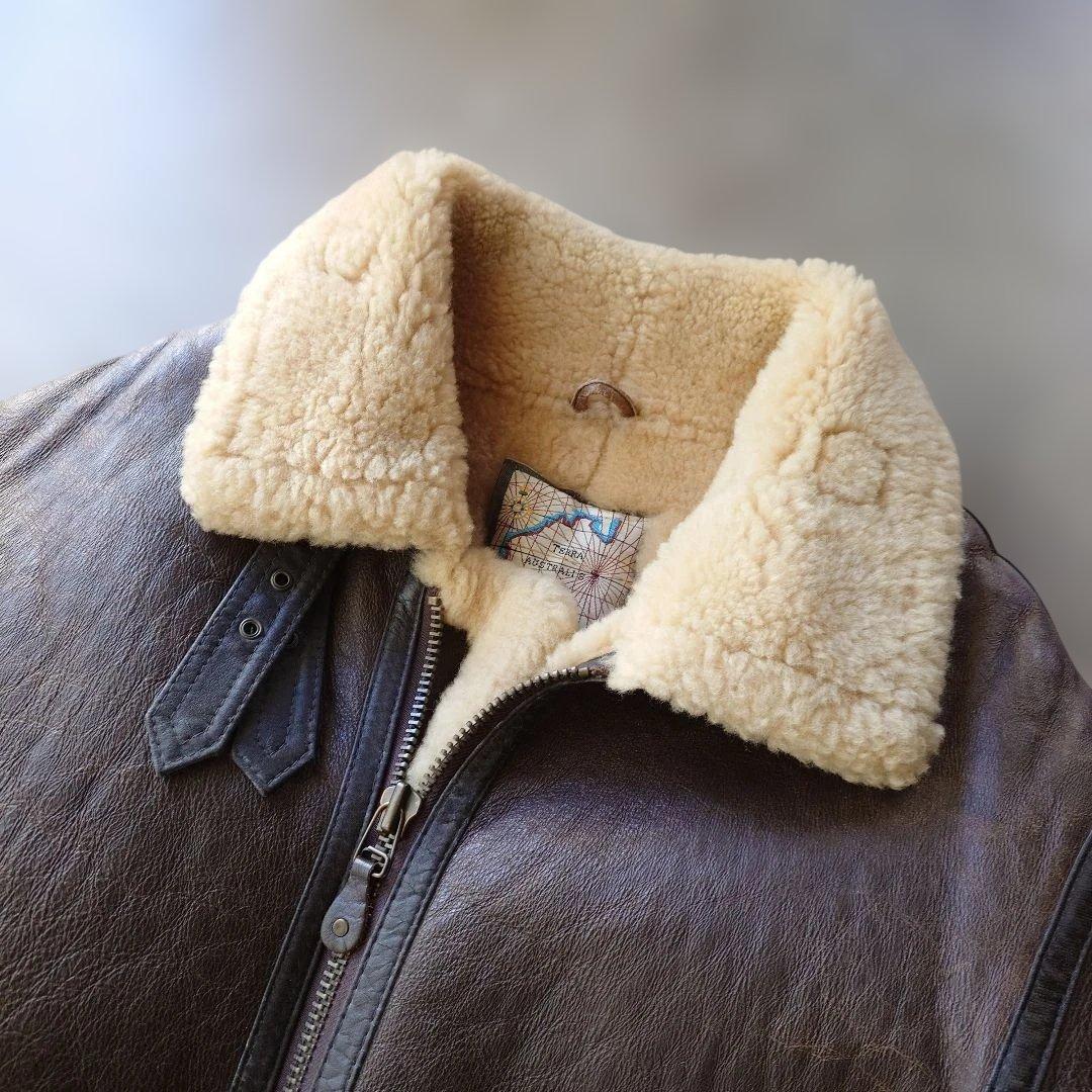 専用terra australis ムートン B3 ジャケット L