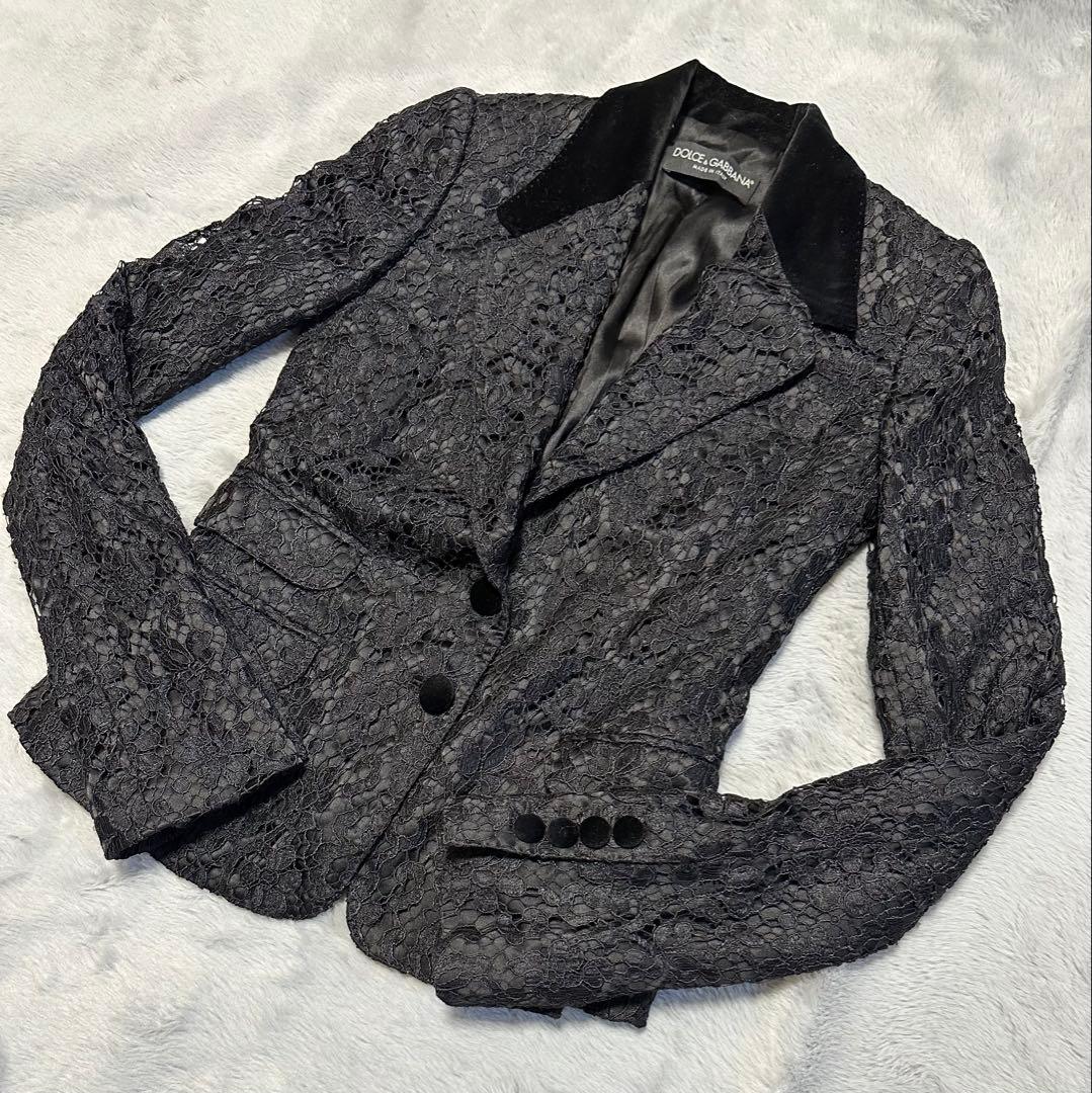 ドルチェ&ガッバーナ　DOLCE&GABBANA ジャケット　総レース