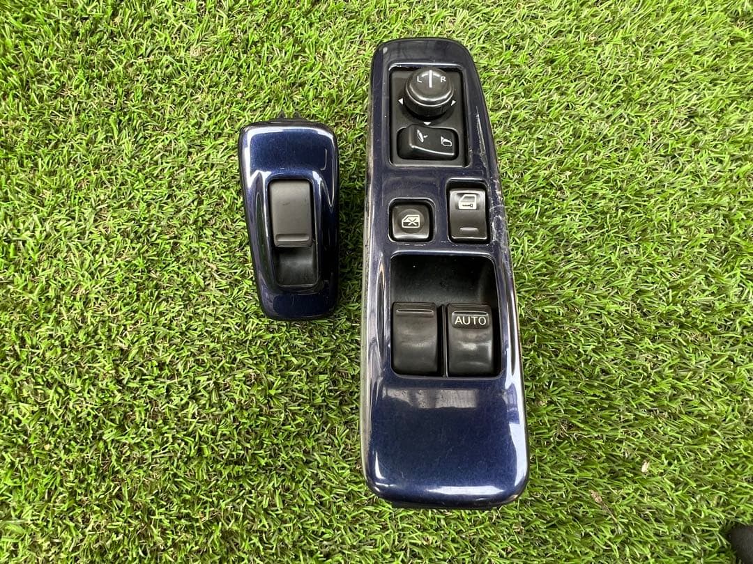 本物！超希少！ ブルーメタリック調！S15 純正オプション ウィンドウスイッチ