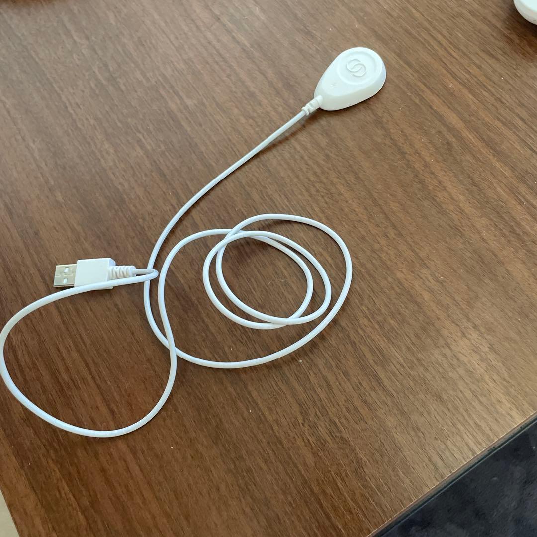 ルミスパ　洗顔ブラシ ホワイト＆ブルー