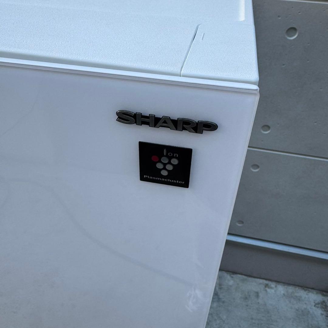 124⭐️2022年製美品★シャープ冷蔵庫ホワイトガラス扉　右、左開き　一人暮らし