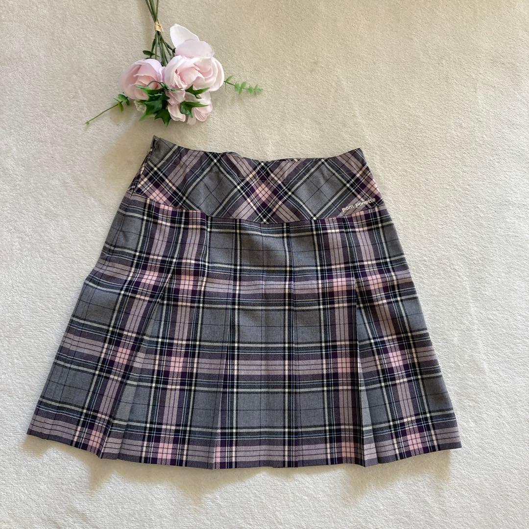 美品✨ ポンポネットL 160 卒服 受験 面接 6点セット　ベストもあり